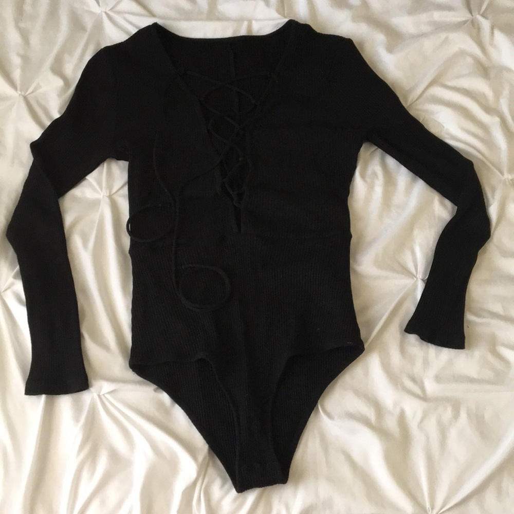 Open front Body Suit